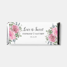 Dusty Pink Roses Eucalyptus Botancial Wedding