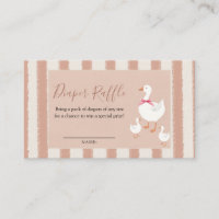 Dusty Pink Striped Little Gänse Baby Diaper Raffel