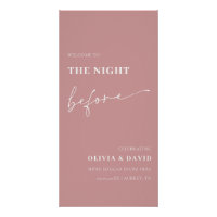 Dusty Pink The Night Before Probe Dinner Unterschr