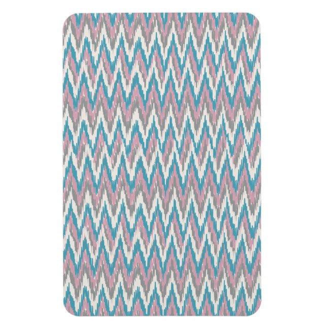 Dusty Pink und Blue iKat Magnet (Vertikal)