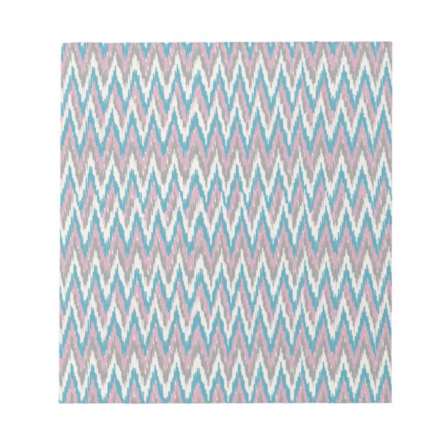 Dusty Pink und Blue iKat Notizblock (Vorderseite)