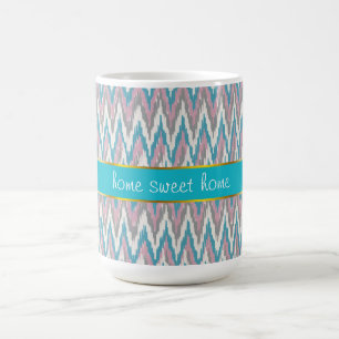 Dusty Pink und Blue iKat Tasse