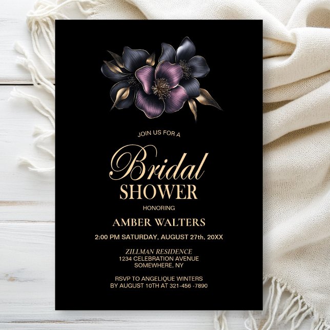 Dusty Pink und Grau Brautparty Einladung (Von Creator hochgeladen)