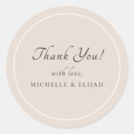 Dusty Pink Vielen Dank Gastgeschenk Hochzeit Stick Runder Aufkleber
