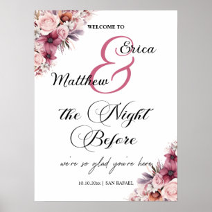 Dusty Pink 'Welcome to Night Before' Poster