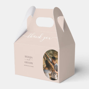 Dusty Pink Wir machen Minimalistische Hochzeit mit Geschenkschachtel