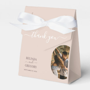 Dusty Pink Wir machen Minimalistische Hochzeit mit Geschenkschachtel