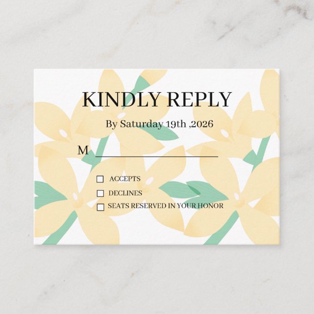 Dusty Purple Silver Gray Floral Rustic RSVP Card Begleitkarte (Vorderseite)