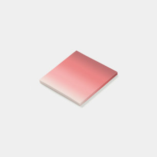 Dusty Red Pink Gradient Postit Notes Post-it Klebezettel