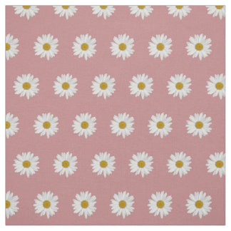 Dusty Rose Bohemisch Daisy Pattern Stoff