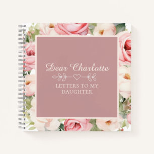 Dusty-Rose Briefe an meine Tochter Notizbuch