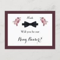 Dusty Rose Burgundy Ring Beyer Card