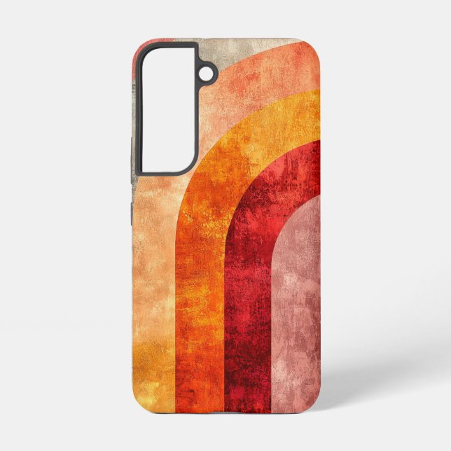 Dusty Rose Curves Handy Case Samsung Galaxy Hülle (Rückseite)