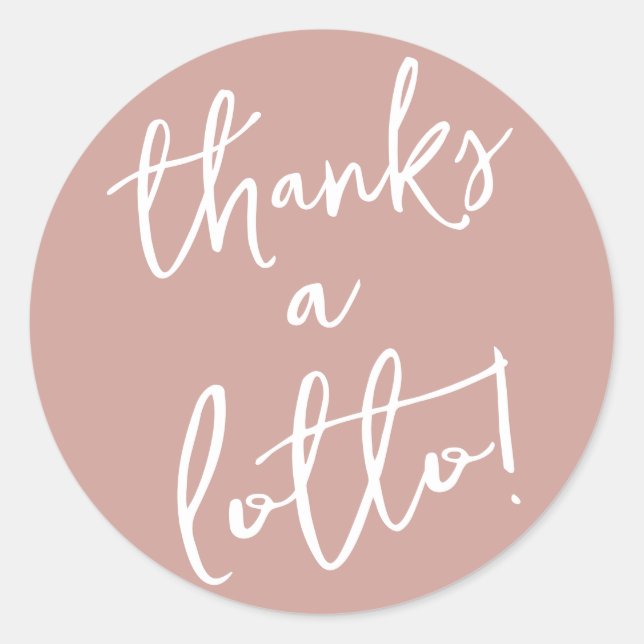 Dusty Rose Dank Lotto Sticker (Vorderseite)