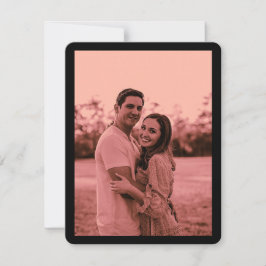 Dusty Rose Elegantes Minimalistisches Foto Save th The Date