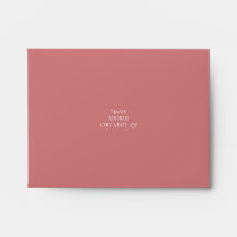 Dusty Rose Envelope UAWG