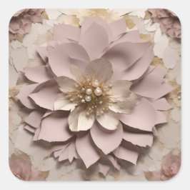 Dusty Rose Floral - Aufkleber