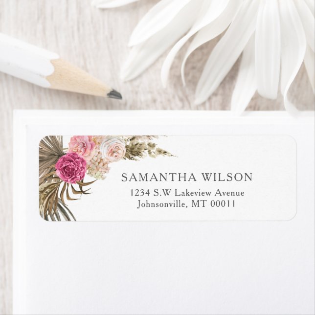 Dusty Rose Floral Boho Wedding (Insitu)