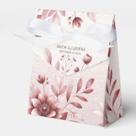 Dusty Rose Floral Gevor Box Geschenkschachtel