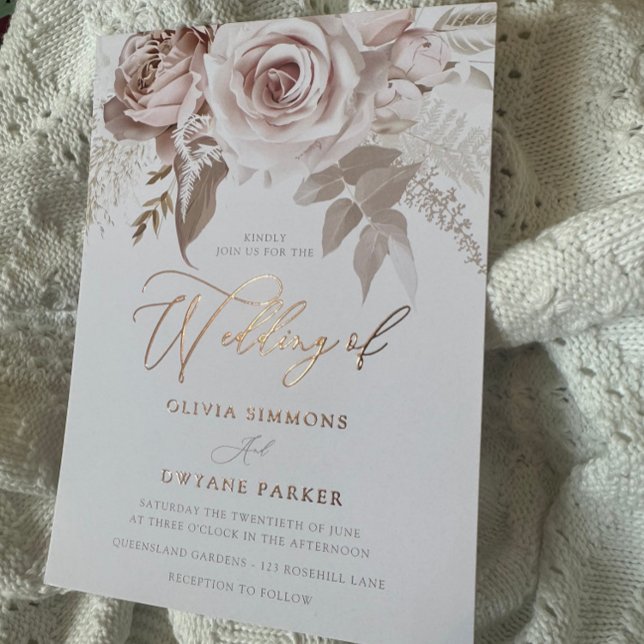 Dusty Rose Foil Parco delle camelie Locarno Folieneinladung (Von Creator hochgeladen)