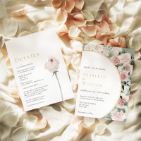 Dusty Rose Gold Sage Vintage Hochzeit alles in ein