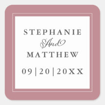 Dusty Rose Hochzeit Eleganter Kalligrafie Chic Fra