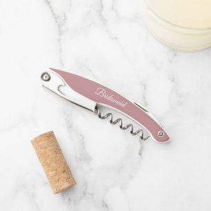 Dusty Rose Personalisiert Wedding Bridesmaid Kellnermesser