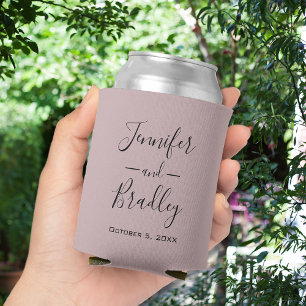 Dusty Rose Personalisiert Wedding Dosenkühler