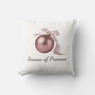 Dusty Rose Pillow | Holiday decor Kissen