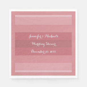 Dusty Rose Polterabend, Party zum Jahrestag Serviette