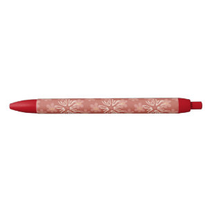 Dusty Rose Retro Blume - Soft Botanical Pattern Kugelschreiber