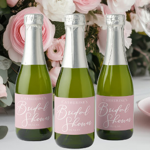 Dusty Rose Rosa Brautparty Personalisiert Mini