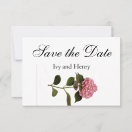 Dusty Rose Rosa Rose Hydrangea Save The Date