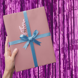 Dusty Rose Solid Color Geschenkpapier