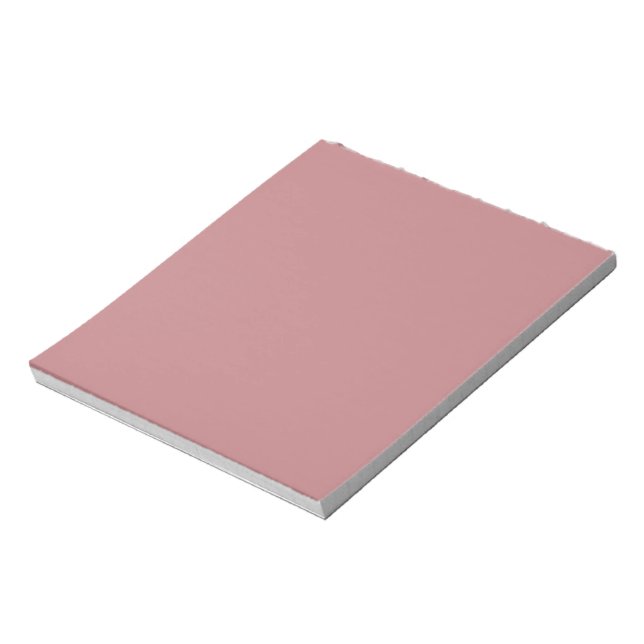 Dusty Rose Solid Color Notizblock (Rotiert)