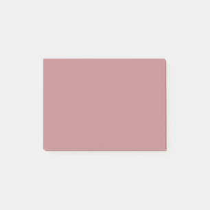 Dusty Rose Solid Color Post-it Klebezettel