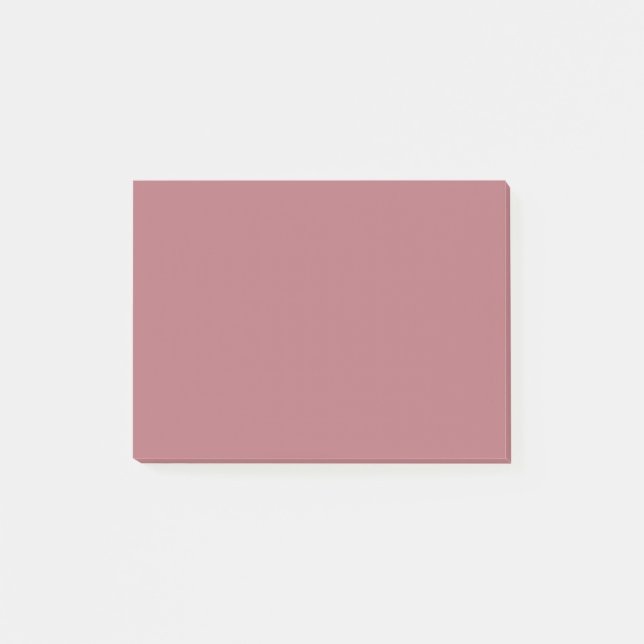 Dusty Rose Solid Color Post-it Klebezettel (Vorderseite)