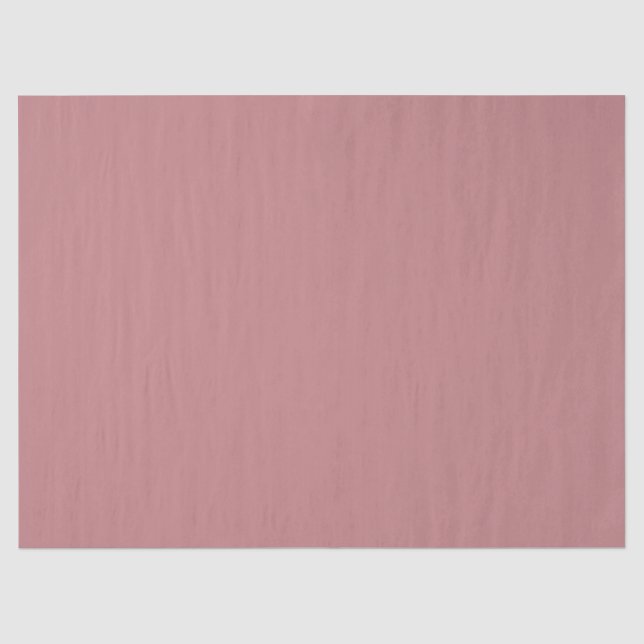 Dusty Rose Solid Color Seidenpapier (Vorderseite)