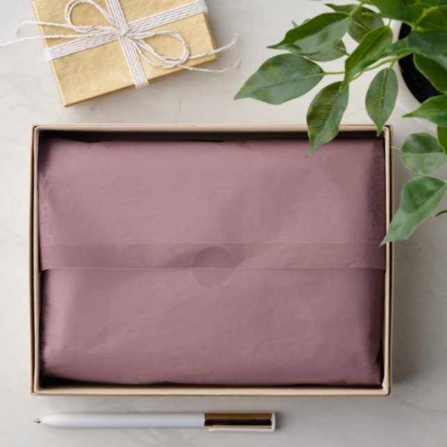 Dusty Rose Solid Color Seidenpapier (Geschenk)