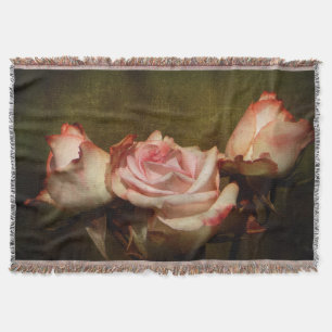 Dusty Rose Throw Blanket Decke