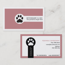 Dusty Rose Vet/Veterinary Clinical minimalistisch