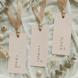 Dusty Rose Wedding Name Tag Table Platzkarten