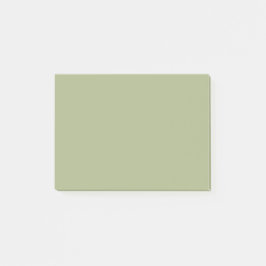 Dusty Sage Green Solid Color Post-it Klebezettel