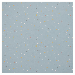 Dusty Slate Blue Muted Hearts Baby Kinderzimmer Stoff