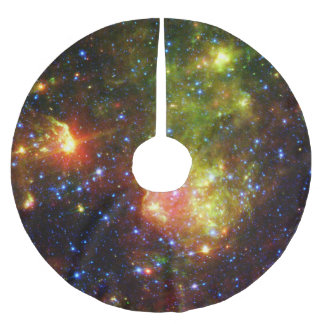 Dusty Tod eines großen Sterns der NASA Polyester Weihnachtsbaumdecke