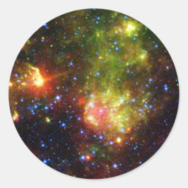 Dusty Tod eines großen Sterns der NASA Runder Aufkleber