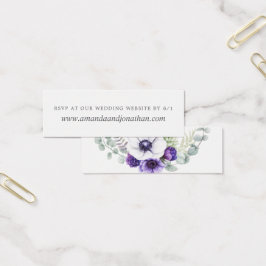 Dusty Violet Wedding Watercolor Floral UAWG