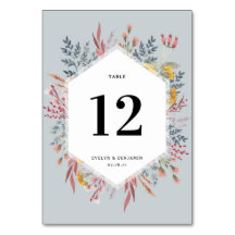 Dusty Wildblume Botanische Hochzeitstil