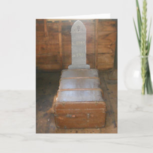 "Dusty's Grave" Hallowe’en card Karte