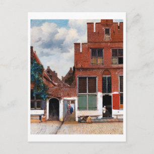 Dutch Alley, Johannes Vermeer Postkarte